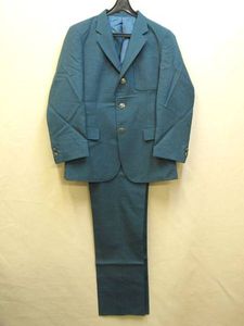 旧郵政省　郵便局員ネクタイ6本 古い郵便局員の制服上下セット 郵政省 緑色(制服)｜売買された
