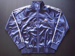 adidas コーティングジャージ DIR EN GREY 京着用 紺 M(ジャンパー