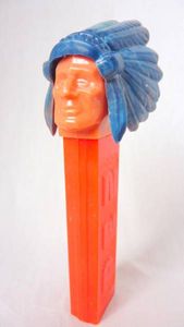 ☆激レア！PEZペッツ☆インディアンチーフ☆2.6☆オールド☆(PEZ