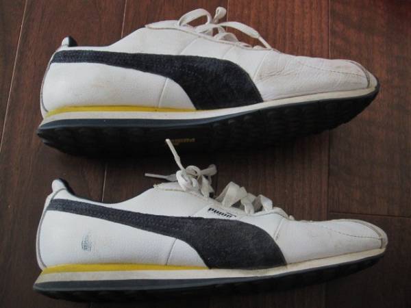 Puma Turin Leather プーマチューリンレザースニーカー白 黒27 27 0cm 売買されたオークション情報 Yahooの商品情報をアーカイブ公開 オークファン Aucfan Com