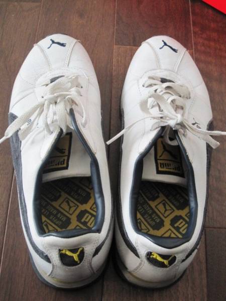 Puma Turin Leather プーマチューリンレザースニーカー白 黒27 27 0cm 売買されたオークション情報 Yahooの商品情報をアーカイブ公開 オークファン Aucfan Com