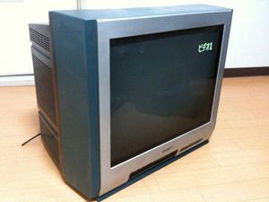 TOSHIBA FACE 21ZS6 グリーン ブラウン管テレビ ☆TOSHIBA/東芝/21ZS6/21型フラットテレビ/ジャンク☆(ブラウン管