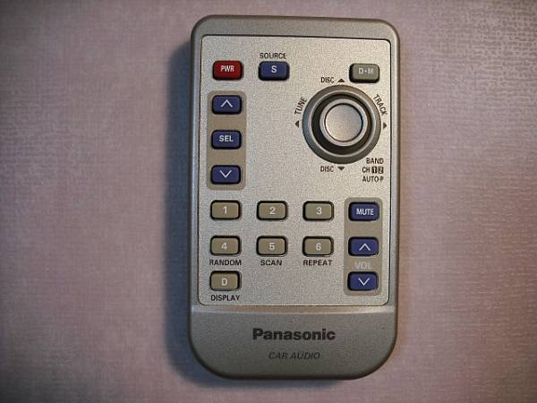 □Panasonic□カーオーディオリモコン□YEFX9992594□中古品