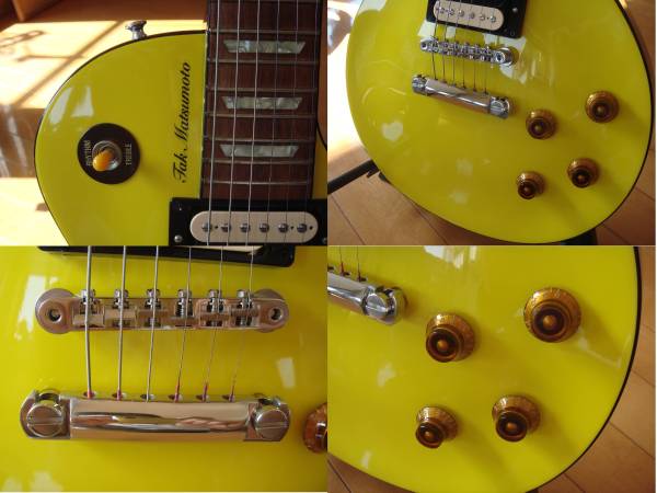 ☆B'z 松本孝弘 TAK レスポール キャナリーイエロー 新品 ☆(レス