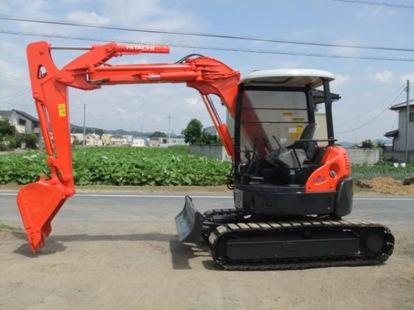 日立建機 ZX55UR 0.2m3 超小旋回 ユンボ 建設機械 重機(建設機械、重機