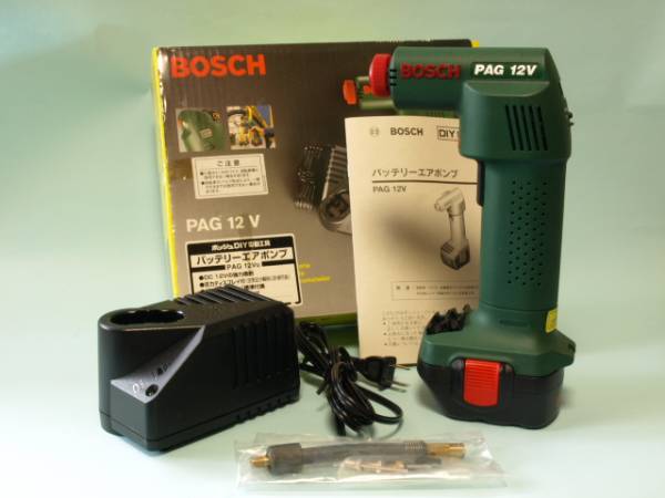 【中古】大阪引取歓迎　BOSCH PAG 12 V バッテリーエアポンプ【KNLJ078】 BOSCH バッテリーエアポンプ PAG 12V ボッシュ 中古品(電動工具)｜売買