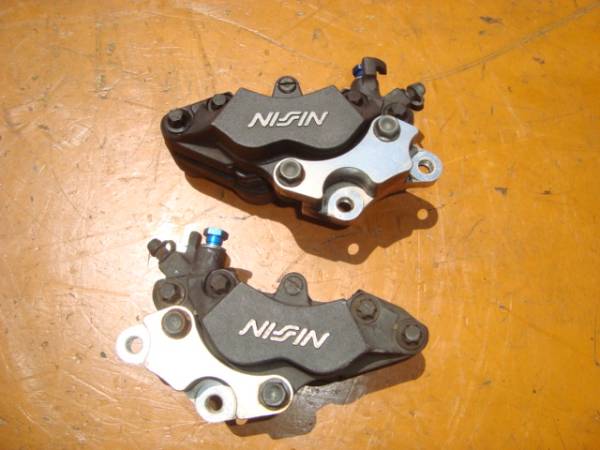 ゼファー400 ボルトオン ニッシン4POTキャリパー 左右セット