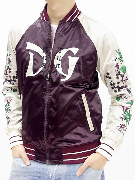 正規品55935DOLCE&GABBANAドルガバDGジップスカジャンブルゾンXS(44
