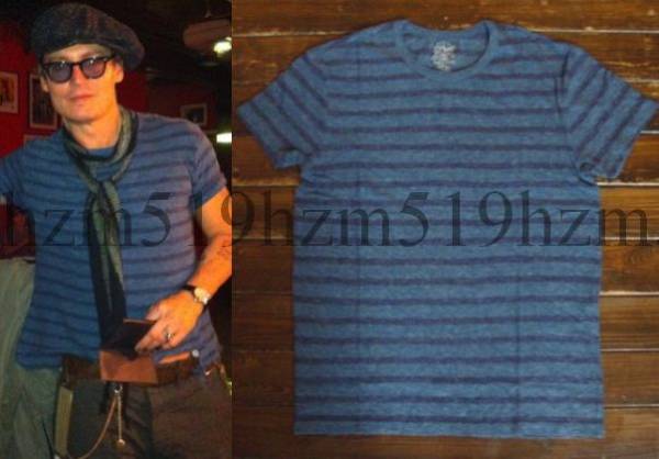 ジョニーデップ着 同一 ボーダー Tシャツ TART ARNEL RRL M(トップス 