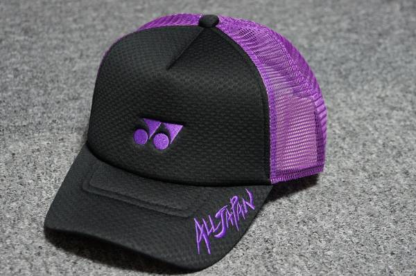 YONEX ヨネックス ALL JAPAN キャップ ブラック／パープル(帽子、サン