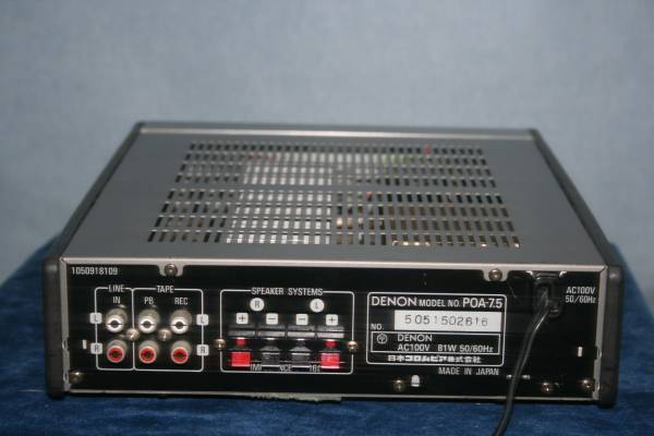 DENON POA-7.5 パワーアンプ DENON POWER AMPLIFIER パワーアンプ POA-7.5 (DENON)｜売買された