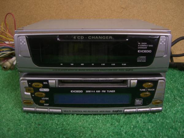 K5958 SANYO 《EXCEDIO》 4 CD CHANGER CDF-P450/MD MDR-R500(CD＆MD