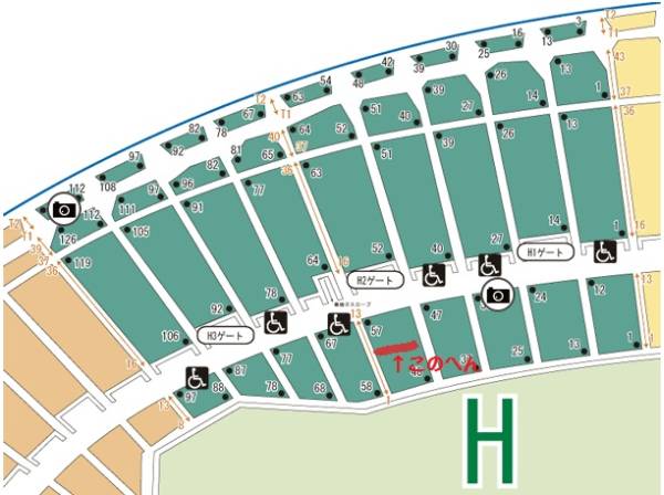 キリン 日本×アイスランド 2/24 カテ3バック H-8列 ペア良席 ②_1