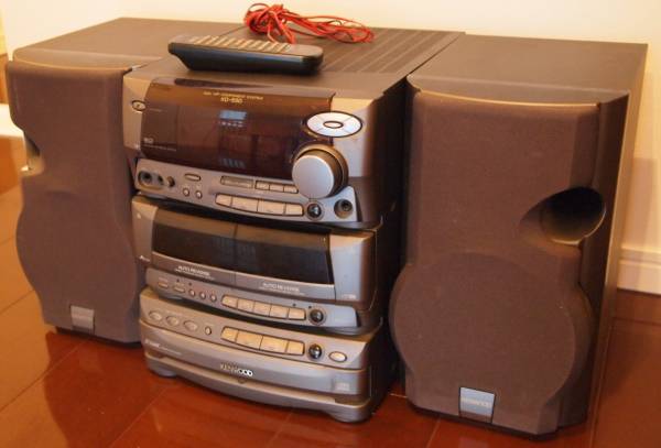 KENWOOD NEW ALLORA ☆XD-550☆ ケンウッド 3CD 2TAPE(システムコンポ