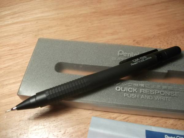 109 ぺんてる QX 0.5mm 精密先端ノック機構(シャープペンシル)｜売買