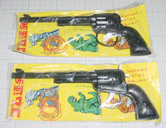 ★珍品昭和駄菓子屋【ゴム連発銃】ピストル・ガン・鉄砲・射的　_1