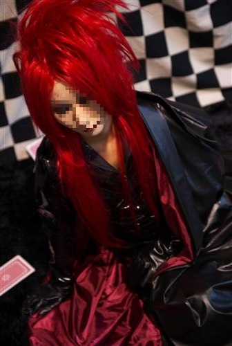 送料込！X JAPAN hideコスプレ*ウィッグ☆V系バンギャ黒執事(コスプレ