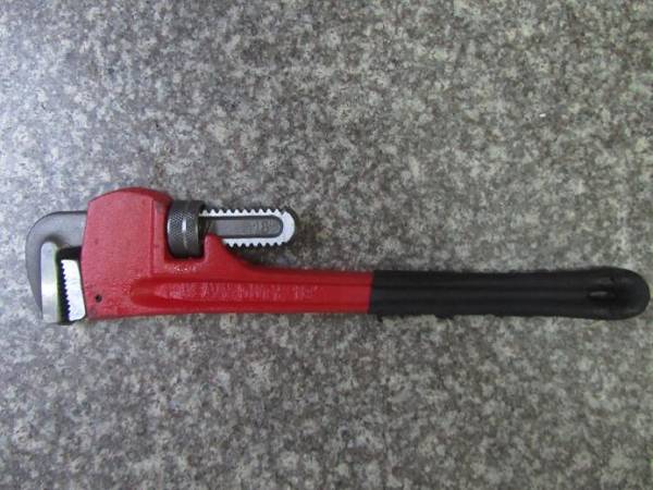 新品K010 パイプレンチ　450mm 18インチ 工具(1)_1