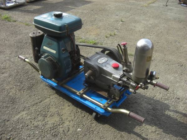 丸山 セット動噴 MS402 動力噴霧機 エンジン シバウラ 山形より(農業 