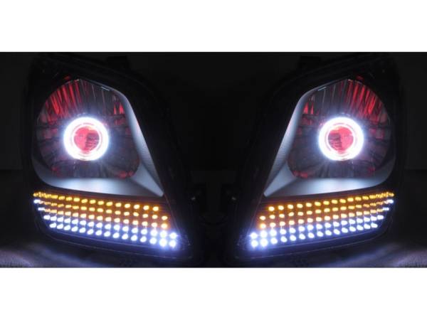 ワゴンR MH23S プロジェクター LED ワンオフヘッドライト 加工(ヘッド