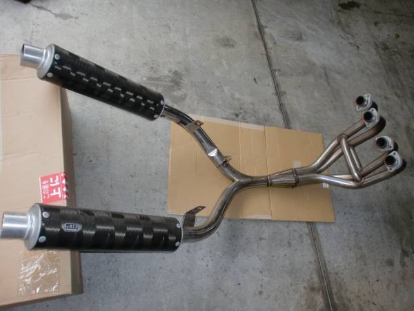 XJR400(4HM) SP忠男スーパーコンバット ツインテール(マフラー本体 