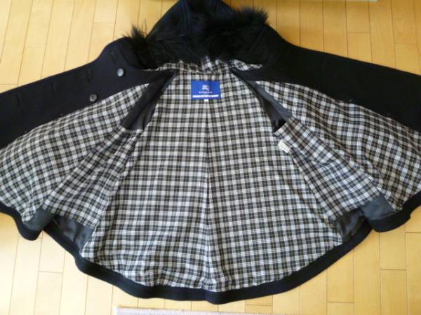 バーバリーブルーレーベル 高島屋限定 ファー付ポンチョコート コート 売買されたオークション情報 Yahooの商品情報をアーカイブ公開 オークファン Aucfan Com