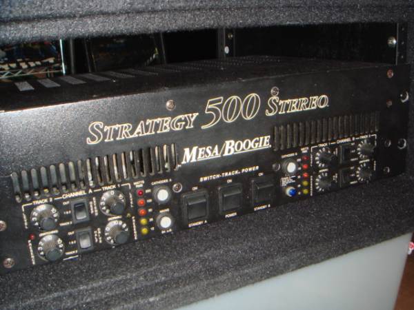 MESA BOOGIE STRATEGY 500 中古 ケース付き 現在入手困難(パワーアンプ 