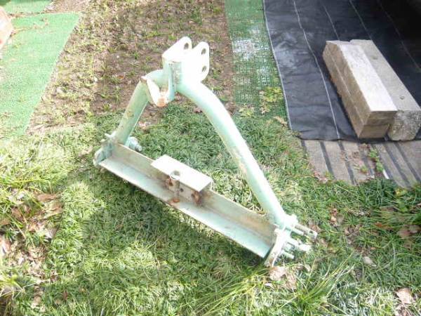 芋掘り トラクター バケット 自作 掘り取り機 中古 トラクター 