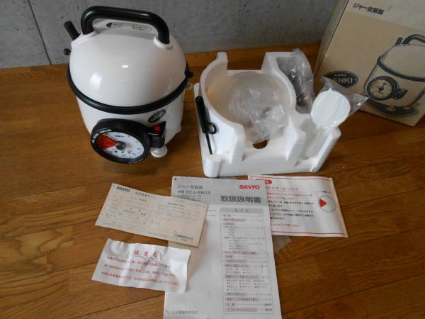 ☆超レア 箱入り未使用サンヨー炊飯器 ECJ-SBU3 昭和レトロ(電化製品
