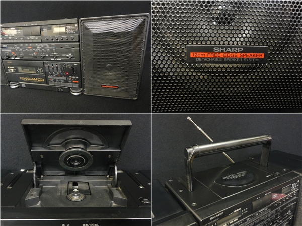 SZ908】[CDラジカセ]used♪Sharp QT-X7 シャープ 難あり♪Junk