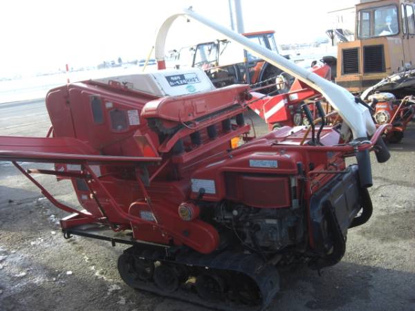 □クボタ Kubota ハーベスタ HHD7 脱穀機 ディーゼル 山形より□(車体 
