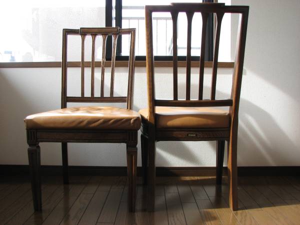 中古カリモクdomaniドマーニダイニングチェアー椅子2脚セット