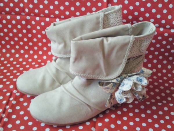 ♪即決!!新品◇ジェリービーンズ◇ショートブーツ Ｍ◇森ガール