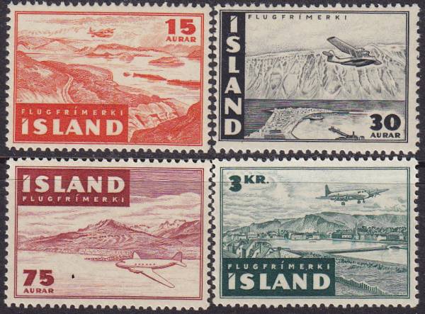 アイスランド1947年 アイスランド上空の飛行機 ６種完 ヨーロッパ 売買されたオークション情報 Yahooの商品情報をアーカイブ公開 オークファン Aucfan Com