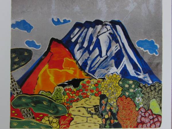 GINZA絵画館】リアリズム・中村英夫 油絵6号「畑地の小川」細密