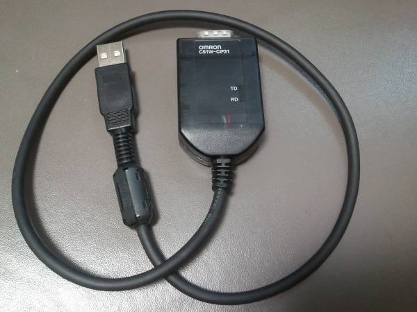 オムロン シリアル変換ケーブル CS1W-CIF31 omron（オムロンPLC（CJ1M 