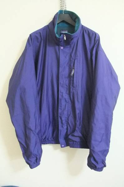 '94雪ナシタグ！Patagonia★ナイロンブルゾン★XL★