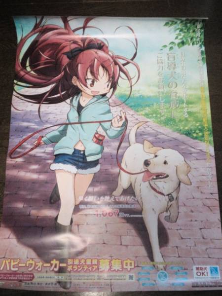 レア 盲導犬普及支援用 魔法少女まどか マギカポスター 白犬 魔法少女まどか マギカ 売買されたオークション情報 Yahooの商品情報をアーカイブ公開 オークファン Aucfan Com