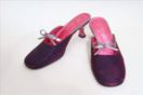 新品同ラメリボン紫パンプス22.5カワイイピンク銀座購入