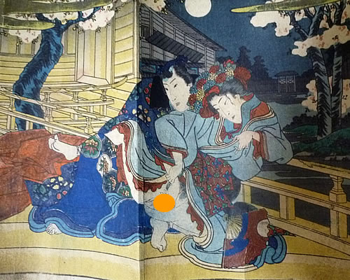 艶本 春画巻物仕立て 恋々山人 ？？蛸壺 幕末 浮世絵(和書)｜売買され 