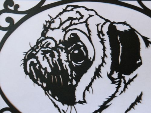 ハンドメイド切り絵手作り パグスター唐草縁イラスト 中型犬用 売買されたオークション情報 Yahooの商品情報をアーカイブ公開 オークファン Aucfan Com