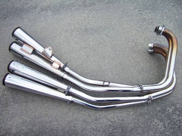中古】X4 スーパートラップ4本出しマフラー X-4 スパトラ(マフラー
