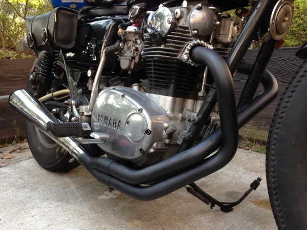 XS650(3G5)マフラー 集合エキパイ＋スーパートラップ スパトラ