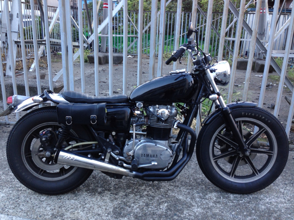 XS650(3G5)マフラー 集合エキパイ＋スーパートラップ スパトラ