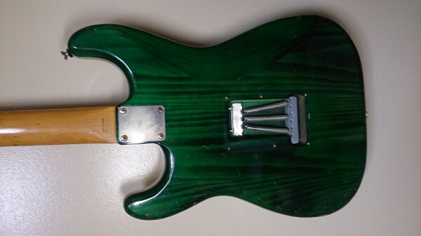 Fender/J ストラト made in japan ST62 シースルーグリーン(ストラト
