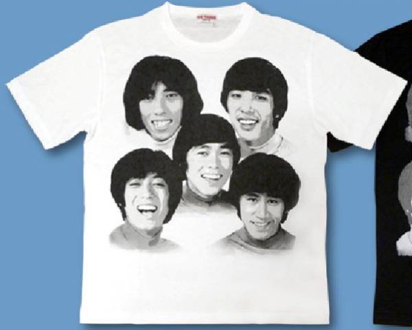 沢田研二 ザ・タイガース 顔入りTシャツ 白(Tシャツ、シャツ)｜売買