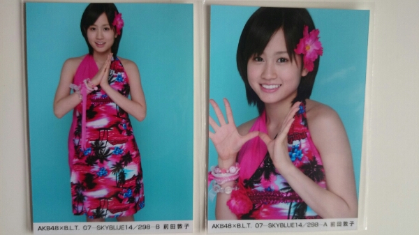 前田敦子 AKB B.L.T 2007 07 SKYBLUE コンプ 生写真 BLT(前田敦子