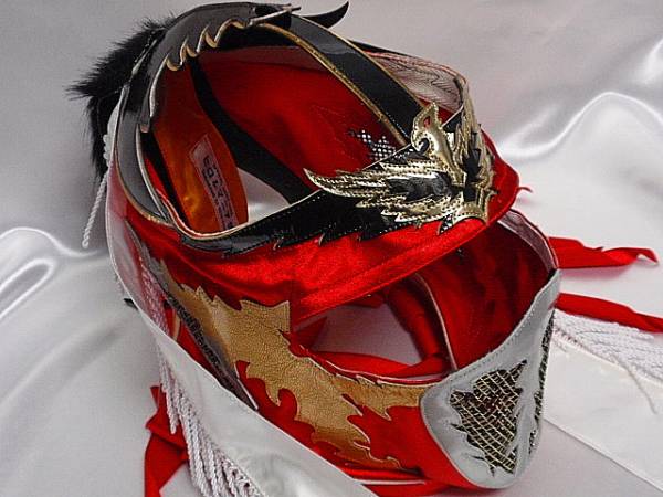 プロレスマニア館 FMW ハヤブサ マスク 後期 フェニックスVer.赤