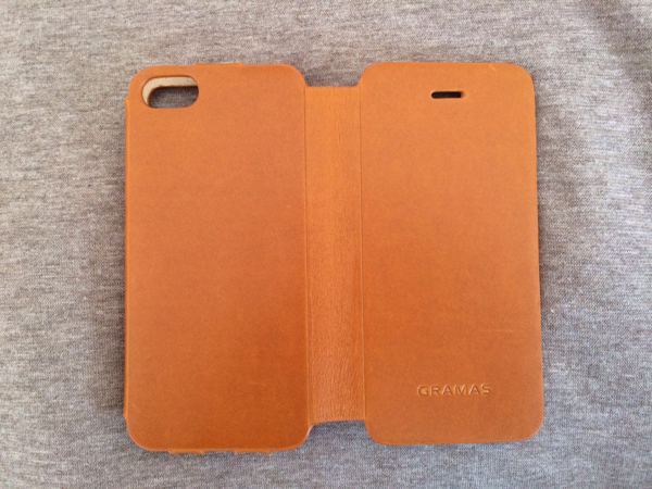 GRAMAS LC413 iPhone5/5s レザーケース タン 新品同様 送料無料_2