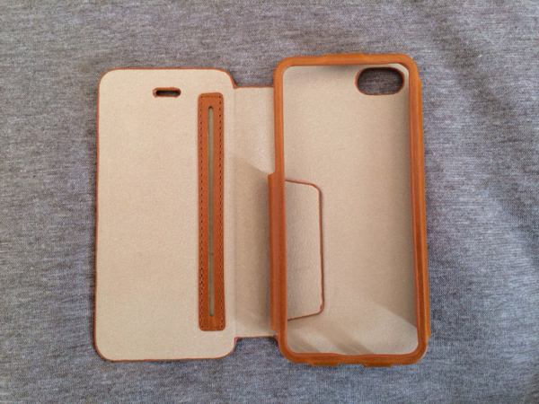 GRAMAS LC413 iPhone5/5s レザーケース タン 新品同様 送料無料_3